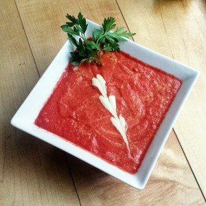 Raw beet soup